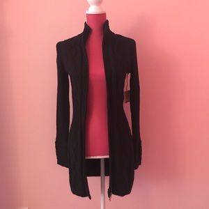 NWT XS Textured Cardigan